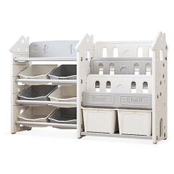 Детский стеллаж Mealux Block White Фото