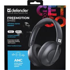 Наушники Defender FreeMotion B485 Bluetooth ANC Black Фото 10