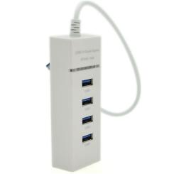 Концентратор Voltronic USB 3.0 to 4xUSB white Фото