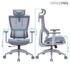 Офисное кресло OfficePro Elegant OC660-G-DG-DG Фото 9