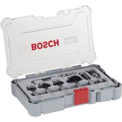 Набор фрез Bosch Professional кромкових фасонних, 8мм, 6шт Фото 1