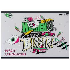 Альбом для рисования Kite Hot Wheels, 24 аркуша Фото 2