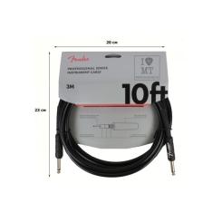Инструментальный кабель Fender Cable Professional Series 10' Black Фото 1