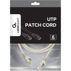 Патч-корд Cablexpert 2м UTP cat 6 CU gray Фото 1