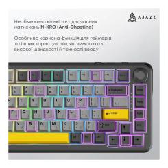 Клавиатура Ajazz AK820 MAX Magnetic Switch RGB USB Black Фото 7