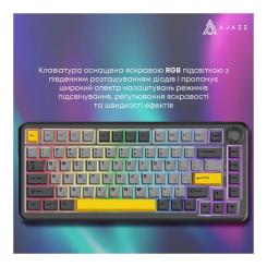 Клавиатура Ajazz AK820 MAX Magnetic Switch RGB USB Black Фото 8