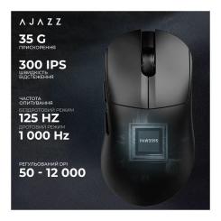 Мышка Ajazz AJ179 V2 MAX Wireless/Bluetooth/USB Black Фото 9