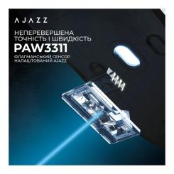 Мышка Ajazz AJ179 V2 MAX Wireless/Bluetooth/USB Black Фото 6