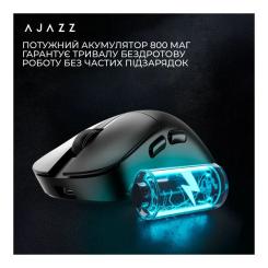 Мышка Ajazz AJ179 V2 MAX Wireless/Bluetooth/USB Black Фото 8