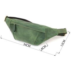 Сумка Shvigel Из натуральной кожи Зеленая Фото 2