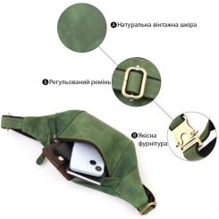 Сумка Shvigel Из натуральной кожи Зеленая Фото 3