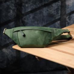 Сумка Shvigel Из натуральной кожи Зеленая Фото 7