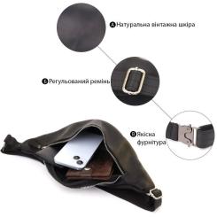 Сумка Shvigel Из натуральной кожи Черная Фото 3