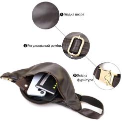 Сумка Shvigel Из натуральной кожи Коричневая Фото 3