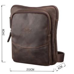 Сумка Shvigel Кожаная Коричневая Фото 2