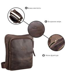 Сумка Shvigel Кожаная Коричневая Фото 3