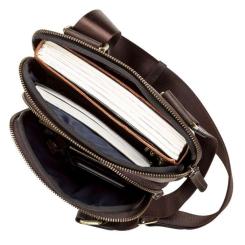 Сумка Shvigel Кожаная Коричневая Фото 5