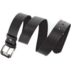 Ремень Shvigel Мужской кожаный Черный Фото 1