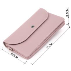 Кошелек ST Leather Из кожи Лиловый Фото 2