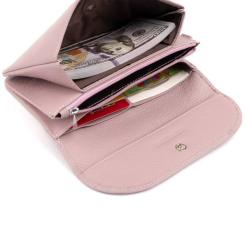 Кошелек ST Leather Из кожи Лиловый Фото 6