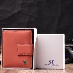 Кошелек ST Leather Кожаный Оранжевый Фото 10