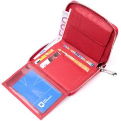 Кошелек ST Leather Из натуральной кожи Красный Фото 6