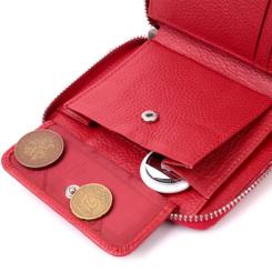 Кошелек ST Leather Из натуральной кожи Красный Фото 7