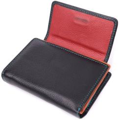 Кошелек ST Leather Из натуральной кожи Черный Фото 4