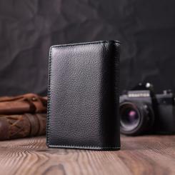 Кошелек ST Leather Из натуральной кожи Черный Фото 8