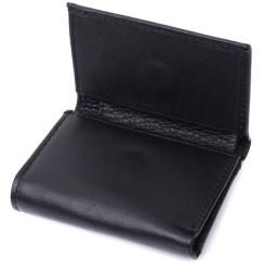Кошелек ST Leather Из натуральной кожи Черный Фото 5