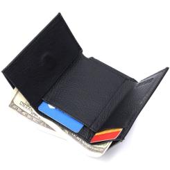Кошелек ST Leather Из натуральной кожи Черный Фото 6