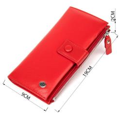 Кошелек ST Leather Красный Фото 2