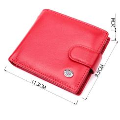 Кошелек ST Leather Из натуральной кожи Красный Фото 2