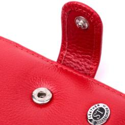 Кошелек ST Leather Из натуральной кожи Красный Фото 4