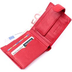 Кошелек ST Leather Из натуральной кожи Красный Фото 5