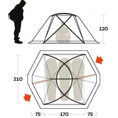 Палатка Ferrino Svalbard 3.0 Orange (99056LAAFR) Фото 1