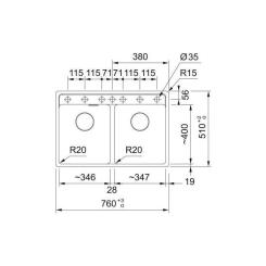 Мойка кухонная Franke 114.0720.010 Фото 1