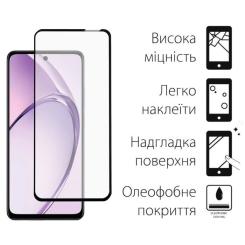 Стекло защитное Dengos Full Glue OPPO A5i Black Фото 1