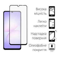 Стекло защитное Dengos Samsung Galaxy A07 Black 2 pcs Фото 1
