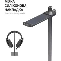Подставка для гарнитуры OfficePro Aluminum Alloys Black Фото 9