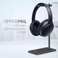 Подставка для гарнитуры OfficePro Aluminum Alloys Black Фото 5