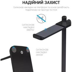 Подставка для гарнитуры OfficePro Aluminum Alloys Black Фото 7