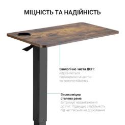 Приставной стол OfficePro з регулюванням ODM366B Фото 7