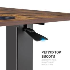 Приставной стол OfficePro з регулюванням ODM366B Фото 8