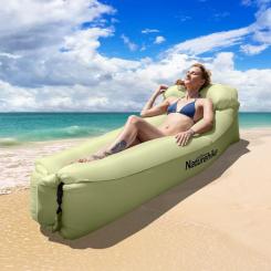 Матрас надувной Naturehike Ламзак NH20FCD06 оливковий Фото 1