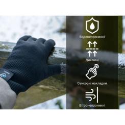 Водонепроницаемые перчатки Dexshell ThermFit 3.0 Gloves чорні XL Фото 9