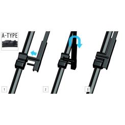 Щетка стеклоочистителя OXIMO 525+525мм Фото 1