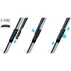 Щетка стеклоочистителя OXIMO 650/650 мм Фото 3