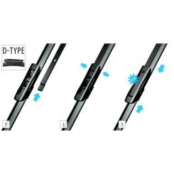 Щетка стеклоочистителя OXIMO 650+550мм Фото 2