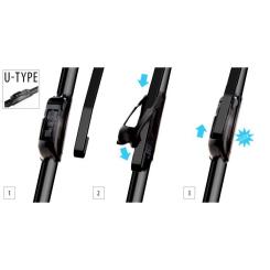 Щетка стеклоочистителя OXIMO безкаркасна 700 mm / 28 Фото 3